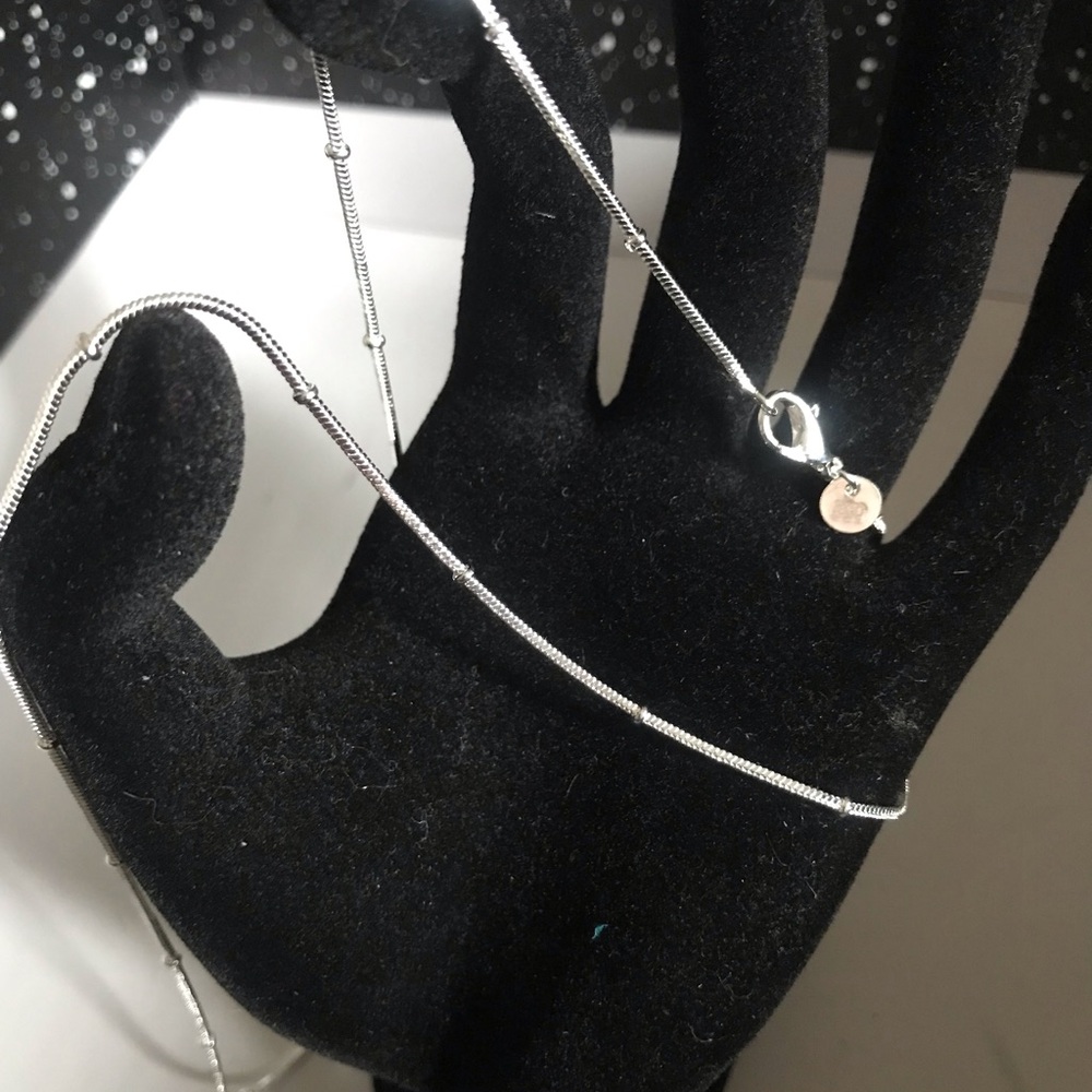 22” Sterling Silver Fine Box Chain Necklace